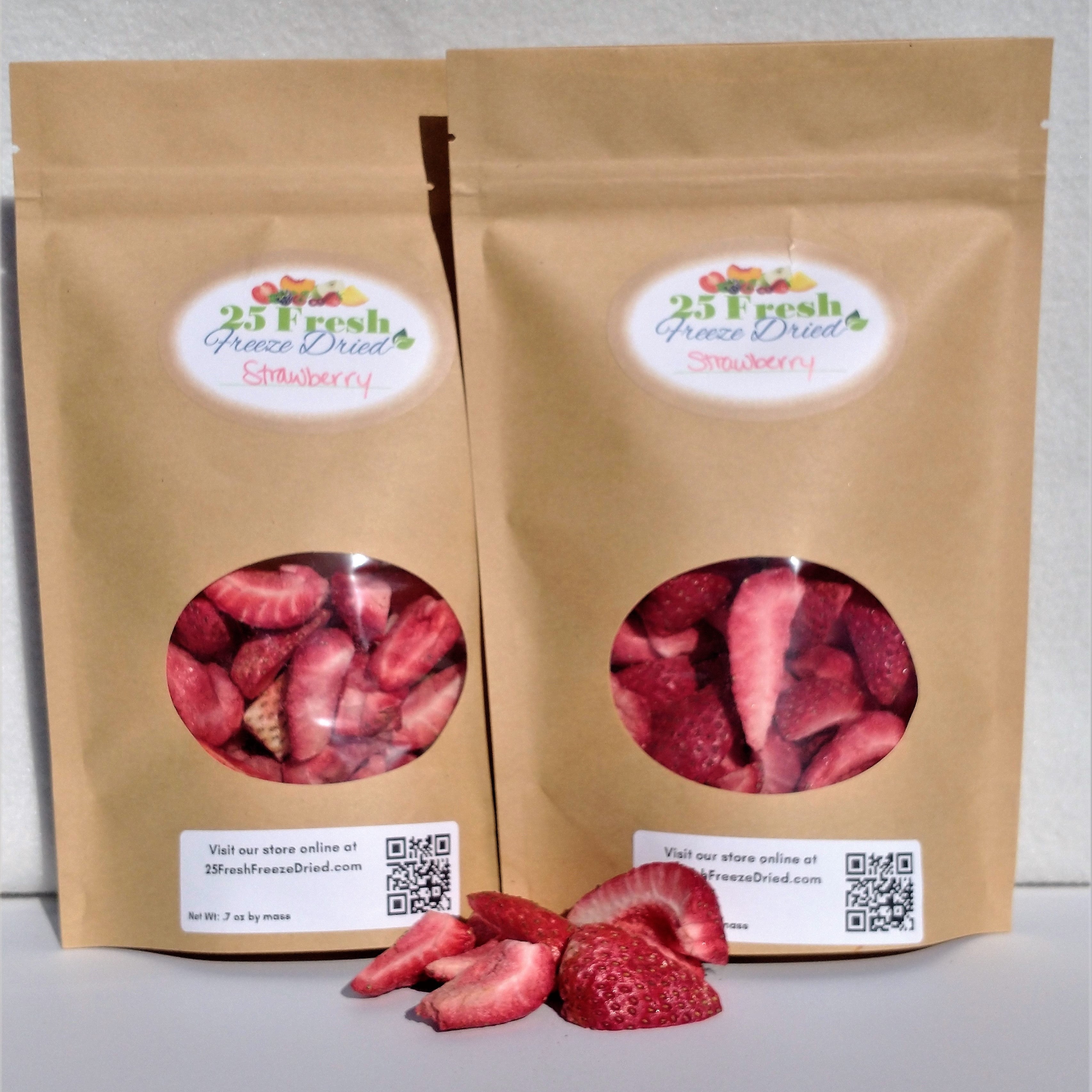 Strawberries – 25 Fresh Freeze Dried